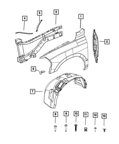 2020 ram 2500 sheet metal|Front Fender fit your 2020 Ram 2500 .